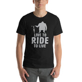 Live To Ride, Ride To Live, Unisex 100% Cotton T-shirt